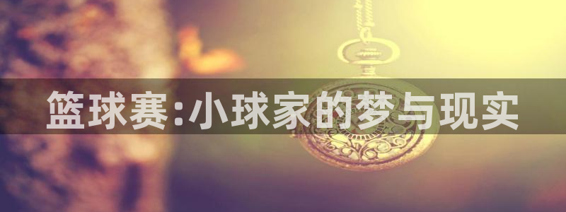 篮球赛:小球家的梦与现实